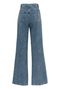 Ava Textured Straight Jeans